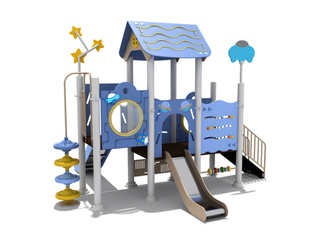 Nouveau design certificat CE prix bon march&eacute; toboggan de terrain de jeu en acier inoxydable